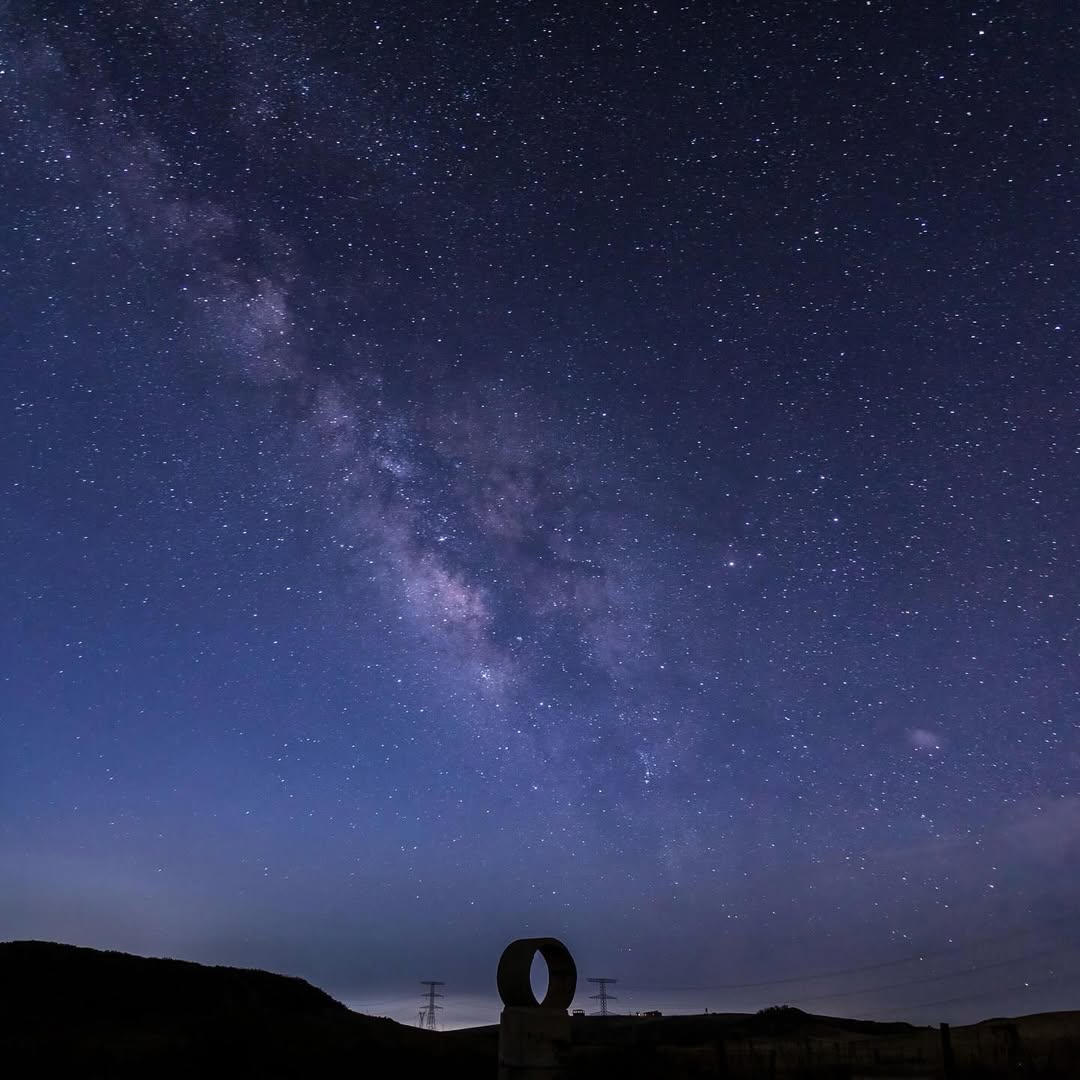 Vía Láctea sobre Valle de Guadalupe